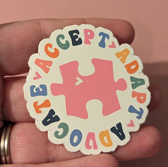 3 For $5: Autism Acceptance Vinyl Sticker New! - Picture 2 of 2